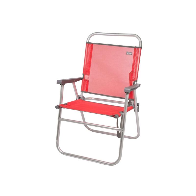 

Active - Silla plegable fija aluminio aktive beach 56x50x88 cm - rojo