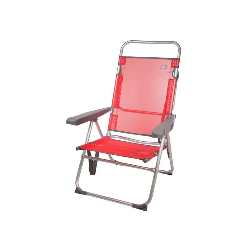 

Silla multiposición aluminio aktive beach 63x57x99 cm - rojo