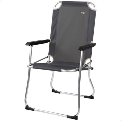Silla Plegable Aktive 54x57x91 Cm Gris Antracita