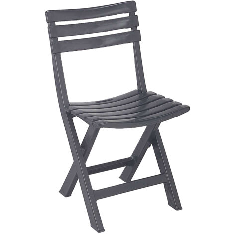 IPAE PROGARDEN Silla plegable birki color antracita