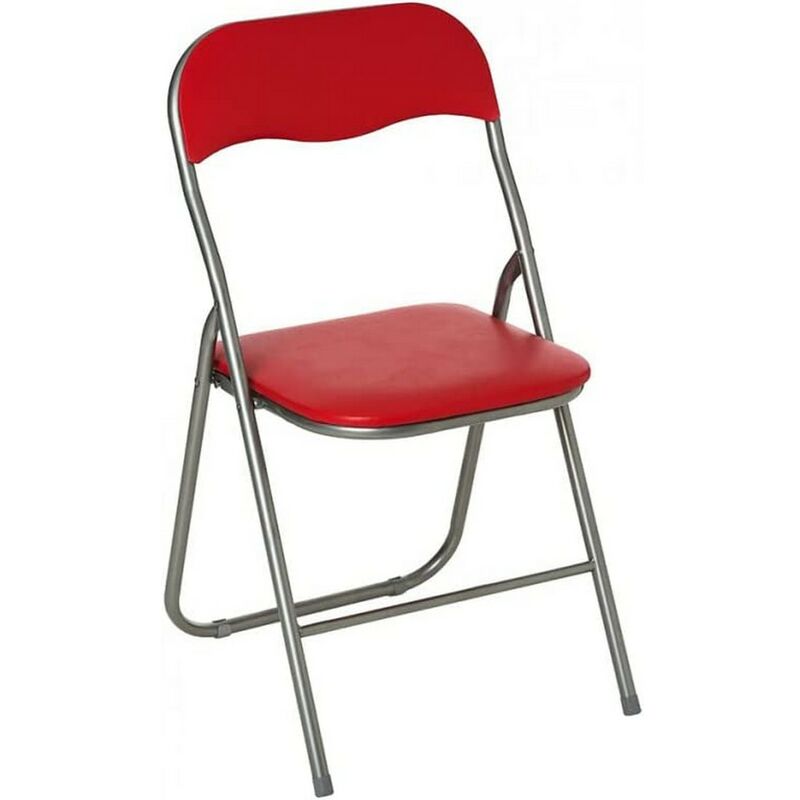 

Silla plegable de cocina rojo 44x48x79.5cm - Atmosphera