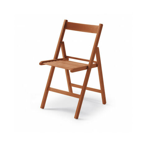 Silla plegable de madera cerezo Elektro3