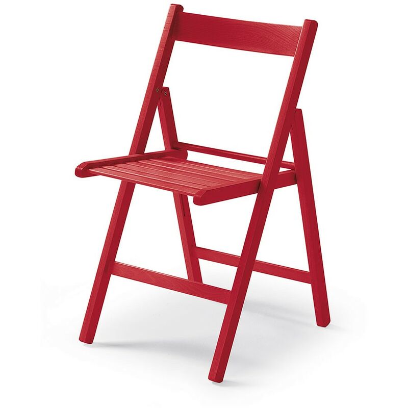 

Silla Plegable De Madera Rojo