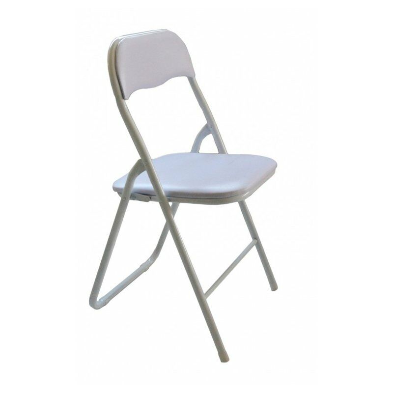 

BG - Silla plegable de metal acolchada Color BLANCO