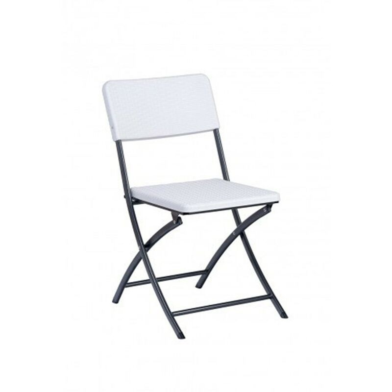 

Silla plegable easy rattan blanca