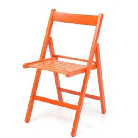 Juego de 3 sillas plegables acolchadas color naranja, silla de comedor  plegable que ahorra espacio, para invitados, visitantes y conferencias  (tamaño