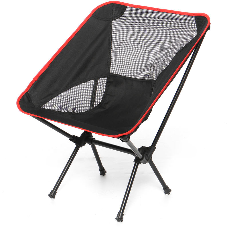 

Silla plegable grande para acampar al aire libre, barbacoa, picnic, pesca, negro