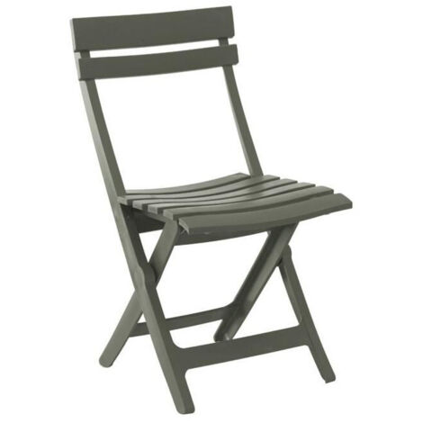 Silla plegable - GROSFILLEX - Miami - Forest green - Resina