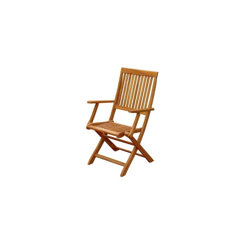 

Silla plegable madera c/brazos PG0483