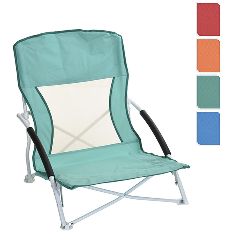 

PROBEACH Silla plegable metalica playa colores surtidos