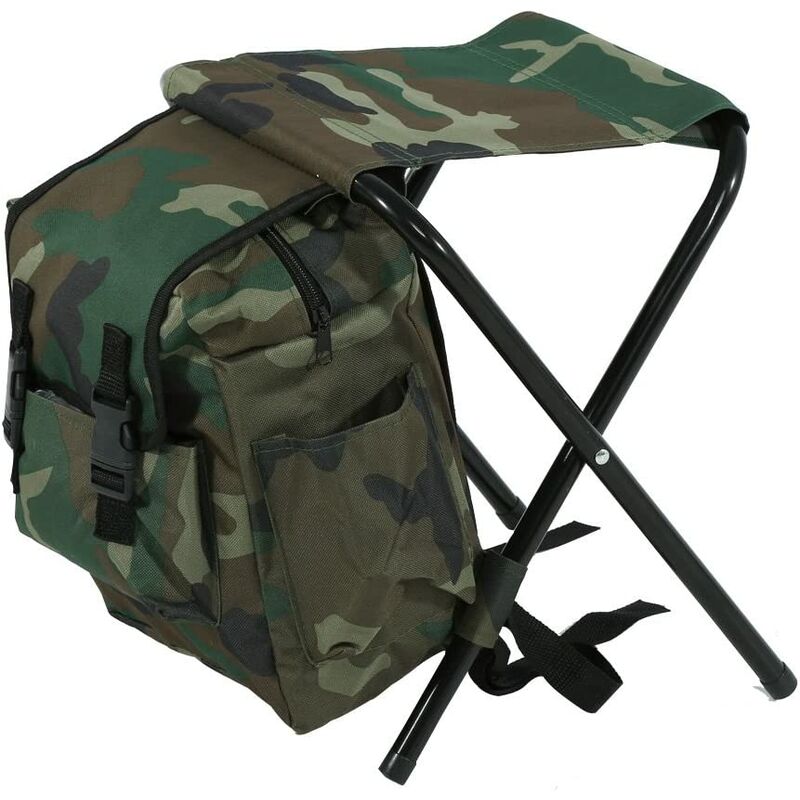 

Silla plegable Taburete plegable Mochila impermeable Silla plegable portátil ultraligera para pesca, deportes, senderismo, playa, parrillas al aire