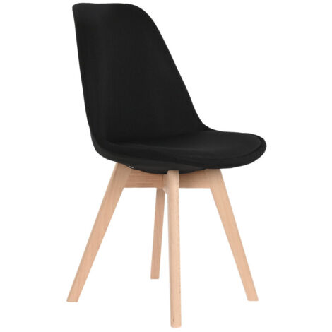 Silla Poliester Haya 48X56X83 Acolchado Negro MB204780