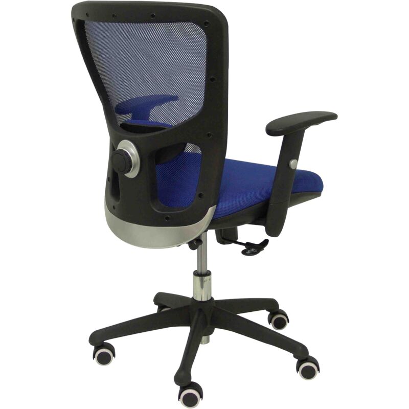 

Silla Pozuelo respaldo malla azul asiento 3D azul