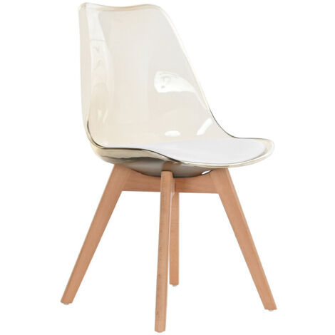 Silla Pvc Abedul 54X47X81 Crema MB194133