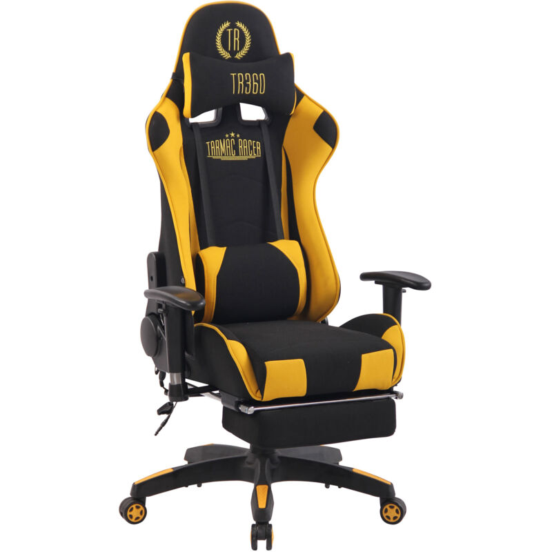 

CLP - Silla Racing Turbo XFM Masajeante en Tela Negro/amarillo