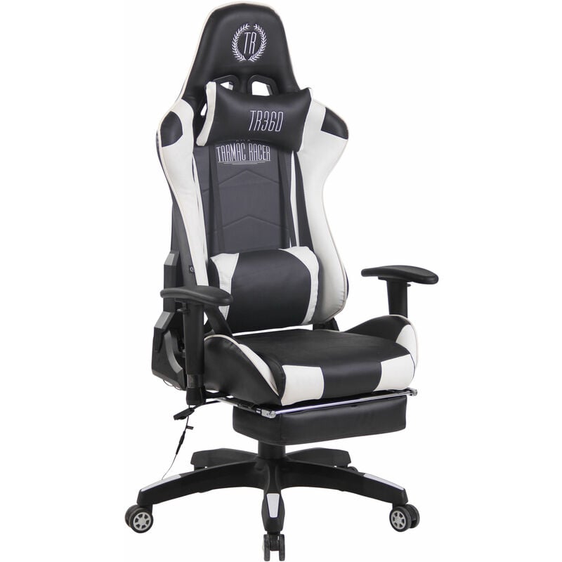 

Silla Racing Turbo XFM Masajeante Negro/blanco