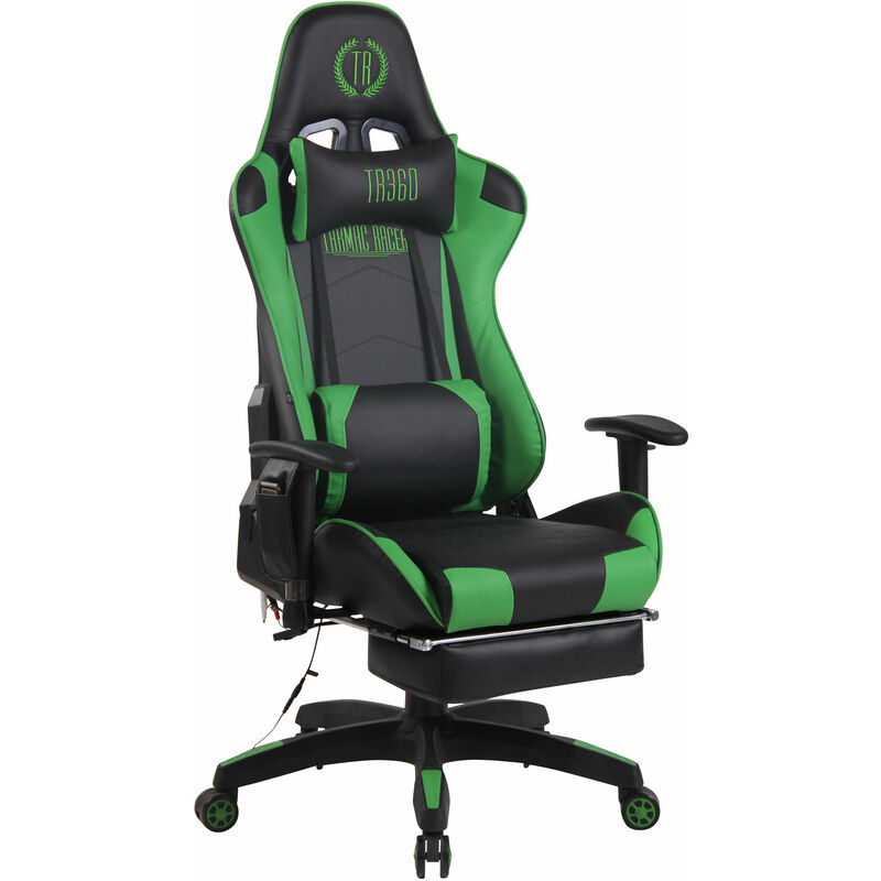 

Silla Racing Turbo XFM Masajeante Negro/verde