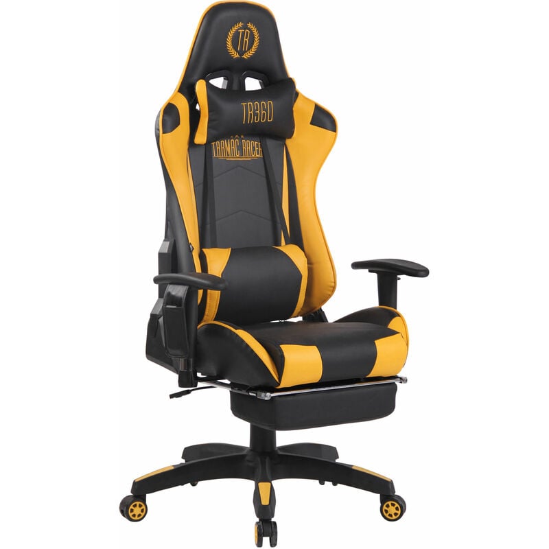 

Silla Racing Turbo XFM Masajeante Negro/amarillo