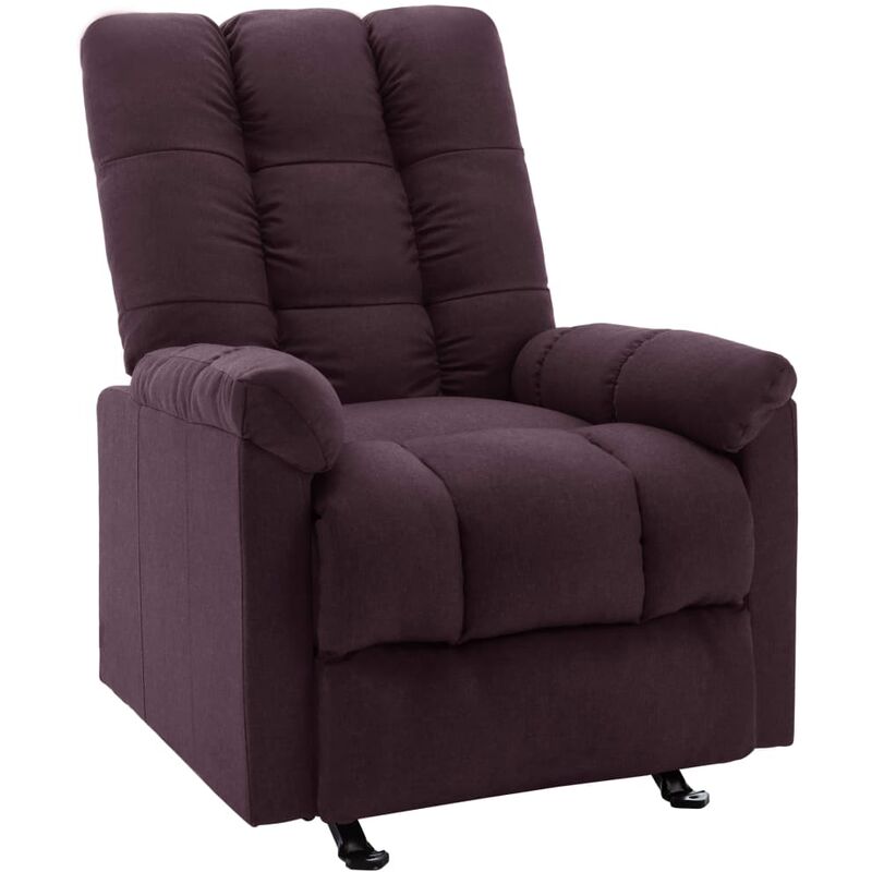 

Silla reclinable de tela morado