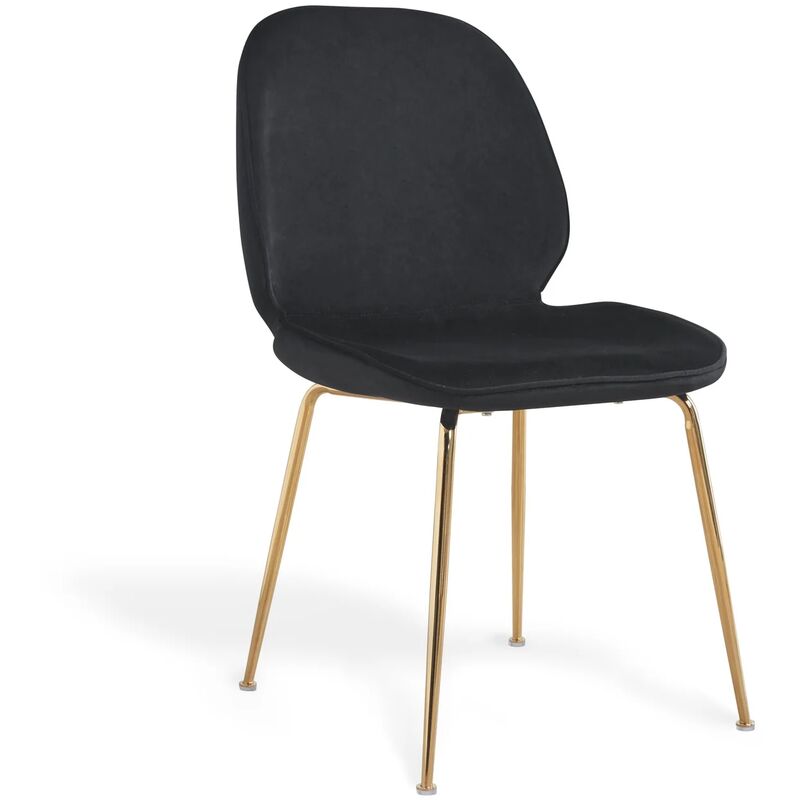 

Lúzete - Silla Ashcroft Terciopelo Negro