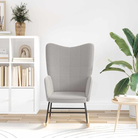 Silla Relax Gris claro 61 x 78 x 98 cm tela