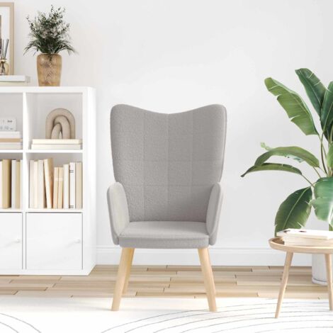 Silla Relax Gris claro 62 x 67 x 95.5 cm tela