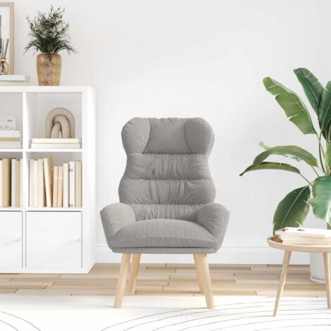 Silla Relax Gris claro 69 x 74 x 93 cm tela