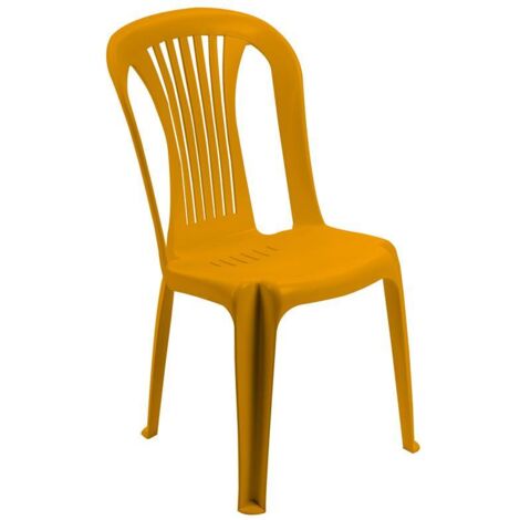 SILLA RESINA NARANJA 8075NR