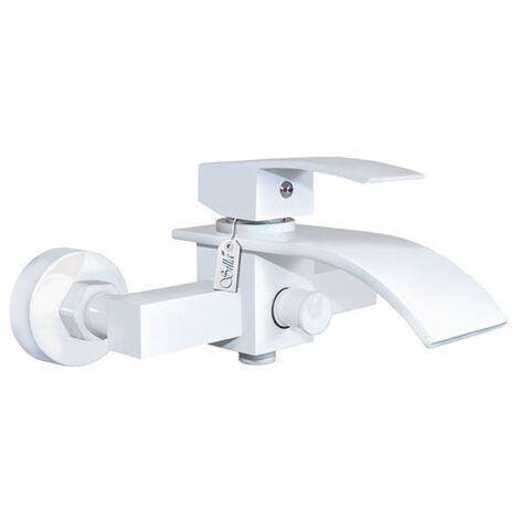 SILLA Robinet De Baignoire en Laiton, mural, Blanc