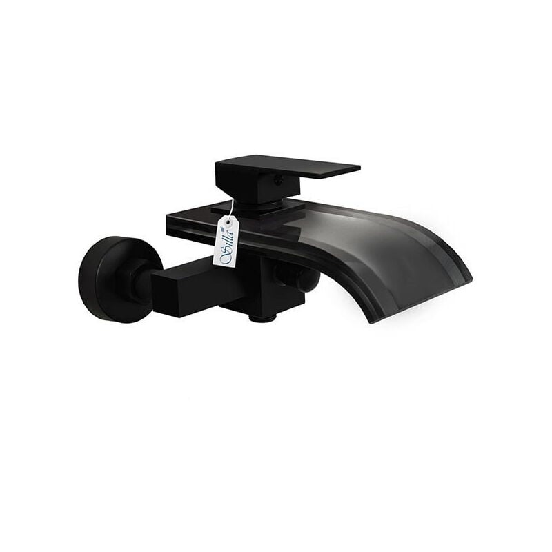 Silla Robinet De Baignoire en Laiton, mural, Noir