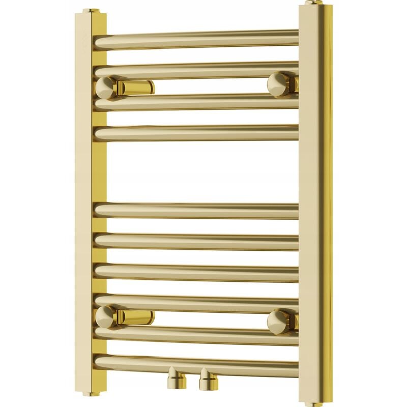 Desconocido - Silla Sèche-serviettes eau chaude 141W 50x40x4,4cm, Doré