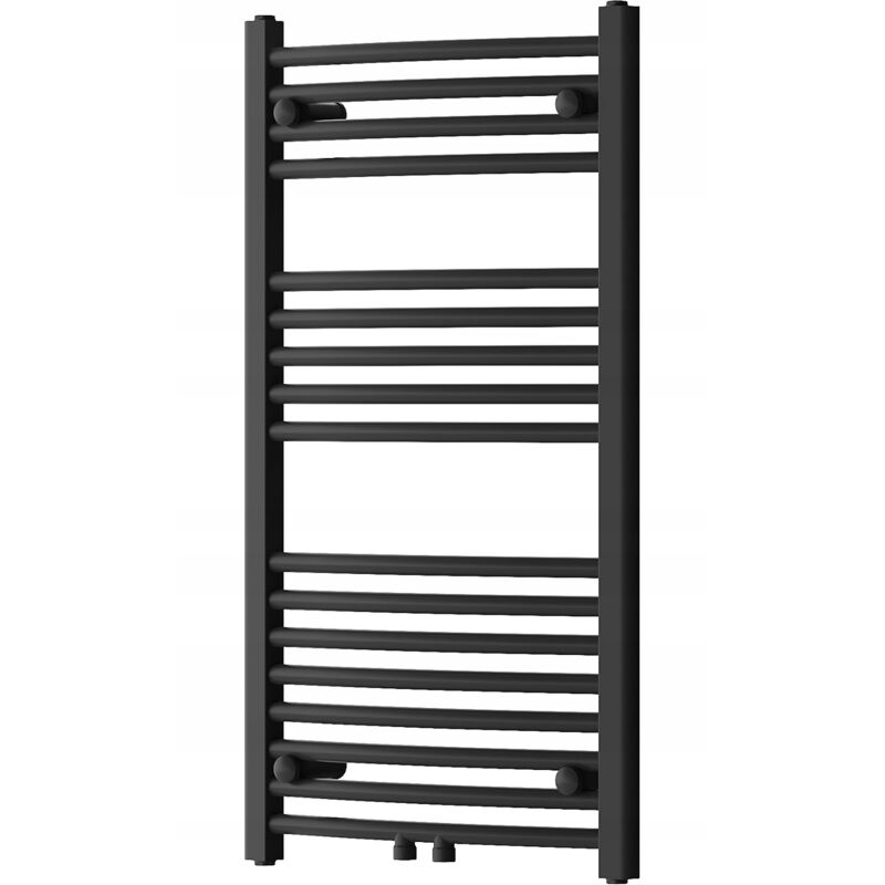 Desconocido - Silla Sèche-serviettes eau chaude 372W 90x50x5,2cm, Noir