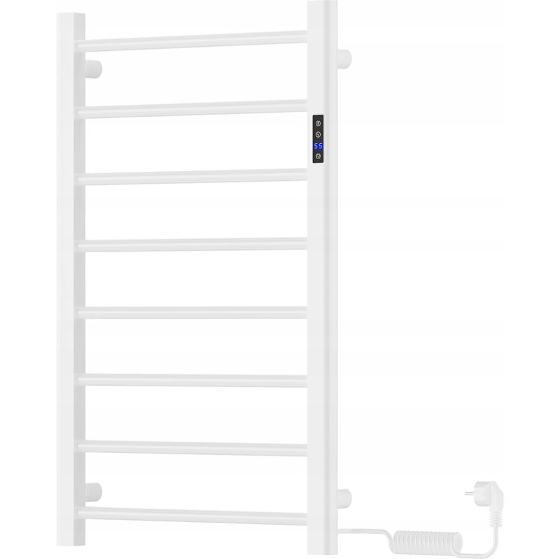 Desconocido - Silla Sèche-serviettes électrique 200W 91x50x4cm, Blanc