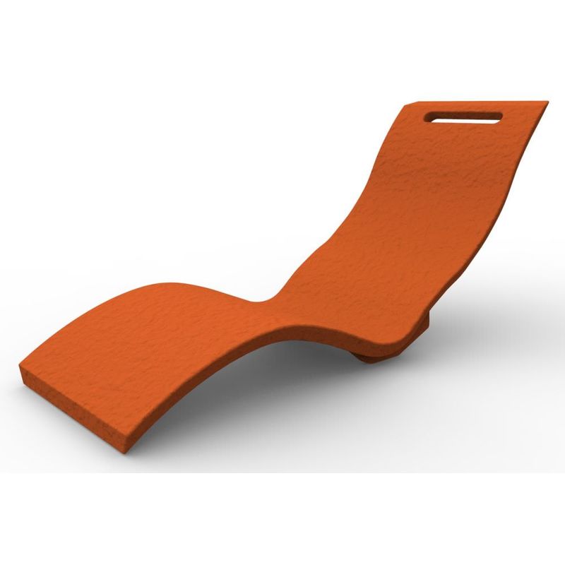 

Chaise Longue calentada color Naranja cm 70x180x60 CV-S010-80/2009 - Arkema Design-prodotto Made In Italy