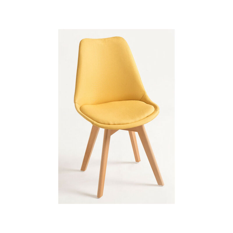 

Silla de comedor Synk Tela - Amarillo