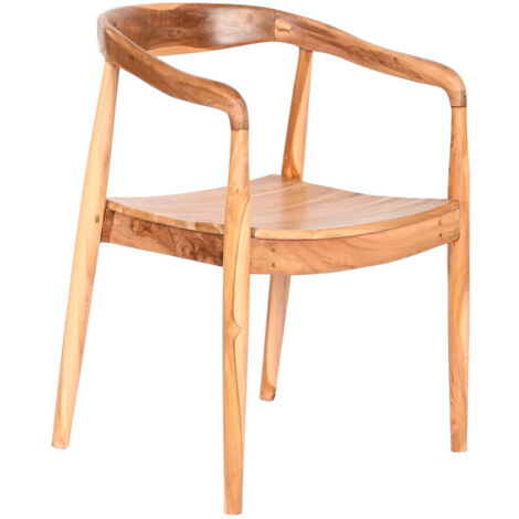 Silla Teca 56X51X78 Marron Claro