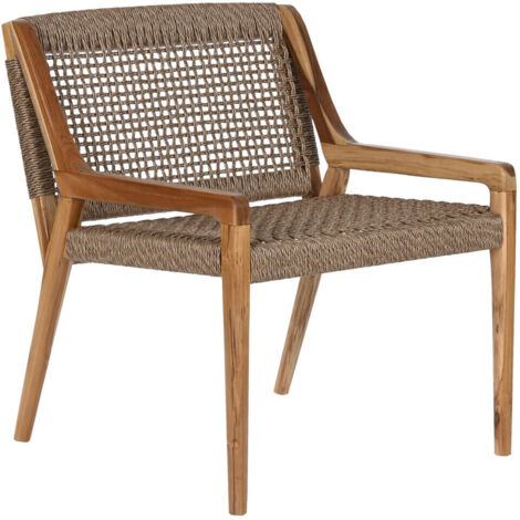 Silla Teca Fibra 65X62X72 Marron