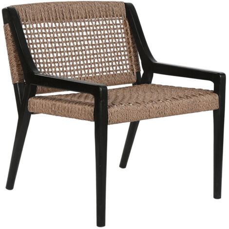 Silla Teca Fibra 65X62X72 Negro