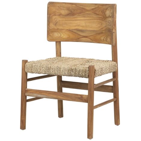 Silla Teca Natural 55X50X85 Cm