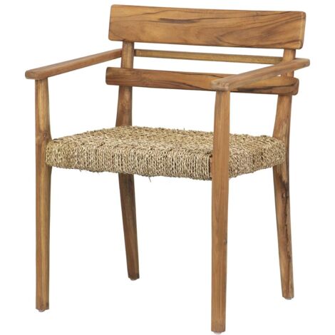 Silla Teca Natural 60X50X80 Cm