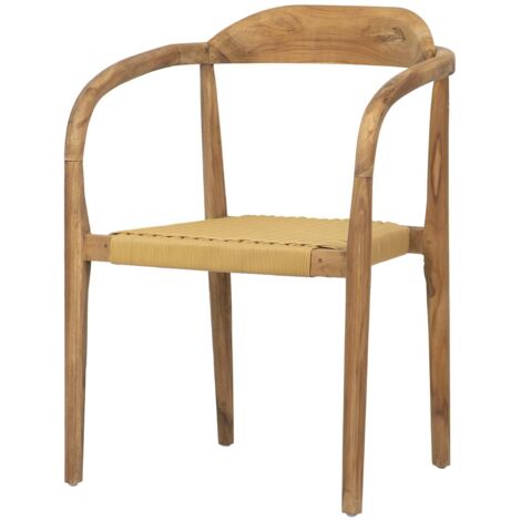 Silla Teca Natural 60X60X85 Cm