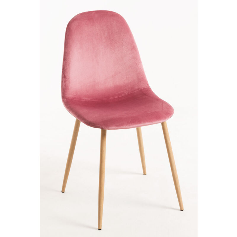 

Sillas Comedor - Silla Teok Terciopelo - Rosa