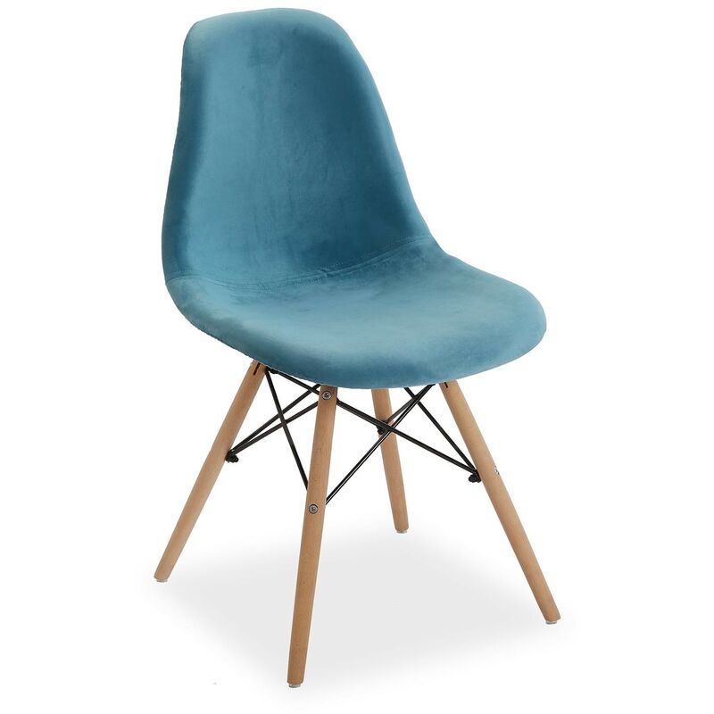 

Silla Terciopelo Azul