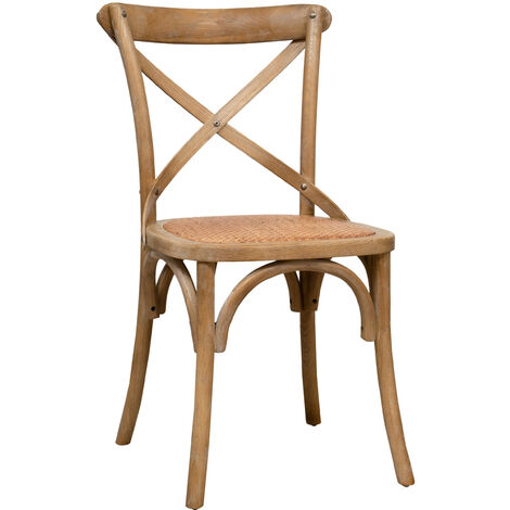 BISCOTTINI Silla Thonet Vintage 88x48x52 cm Sillas Rústicas Sillas de Cocina y Comedor Sillas de Madera de Fresno Silla Moderna