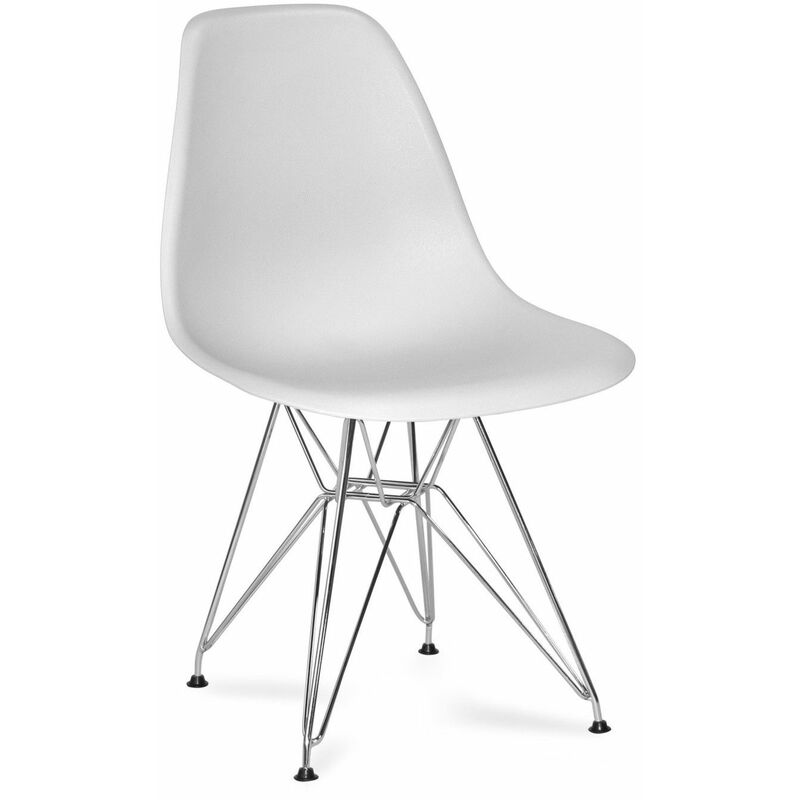 

Silla Tower Chrome Extra Quali Blanco Ancho: 47 Cm X Largo: 52 Cm X Alto: 82 Cm