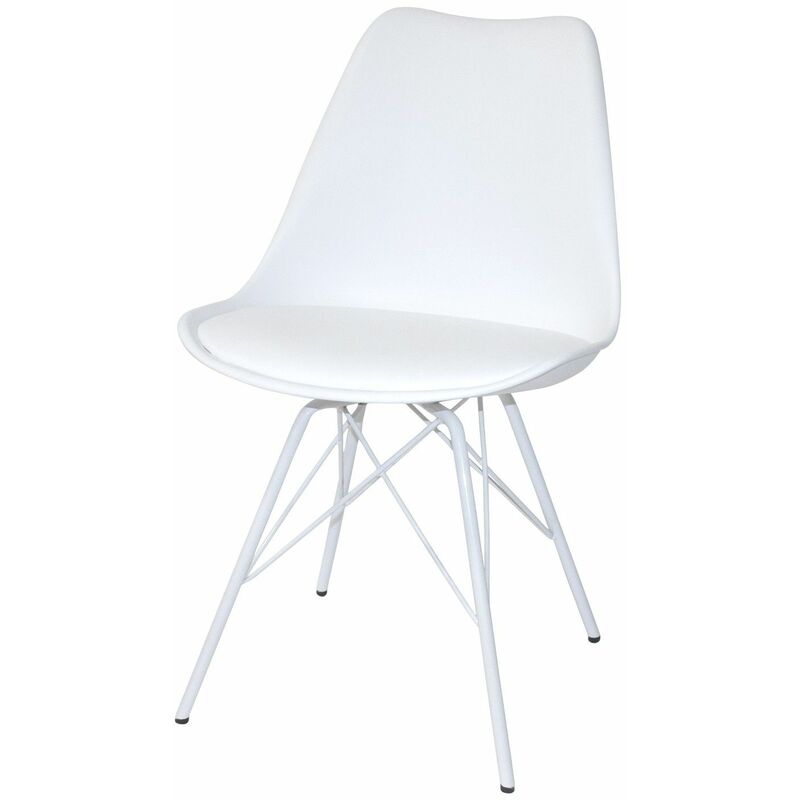 

Silla Tower Metal Blanco Ancho: 49 Cm X Largo: 50 Cm X Alto: 83 Cm