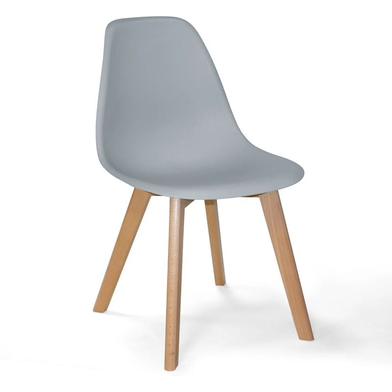 

SILLA TOWER SCARLETT GRIS MADERA - Lúzete