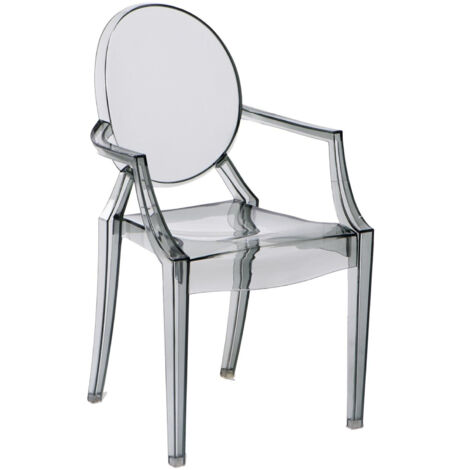 SILLA TRANSPARENTE Inspiración real Louis Ghost AHUMADA