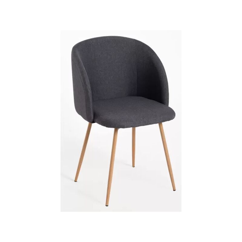 

Sillas Comedor - Silla Velt Tela - Gris oscuro