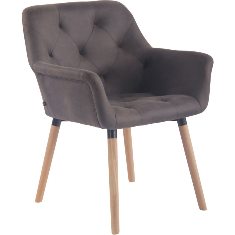 

Silla Retro Cassidy Gris oscuro Natural (roble)
